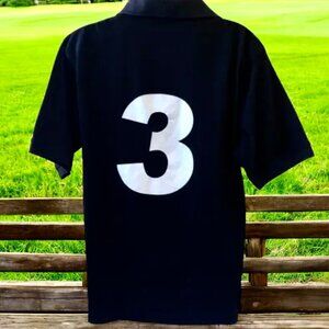 VISTAR Vintage Polo Pony Black Shirt Embroidered #3 on the back